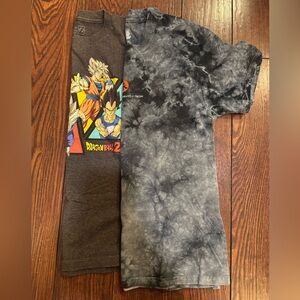 Boys Naruto & DragonBallZ graphic tees